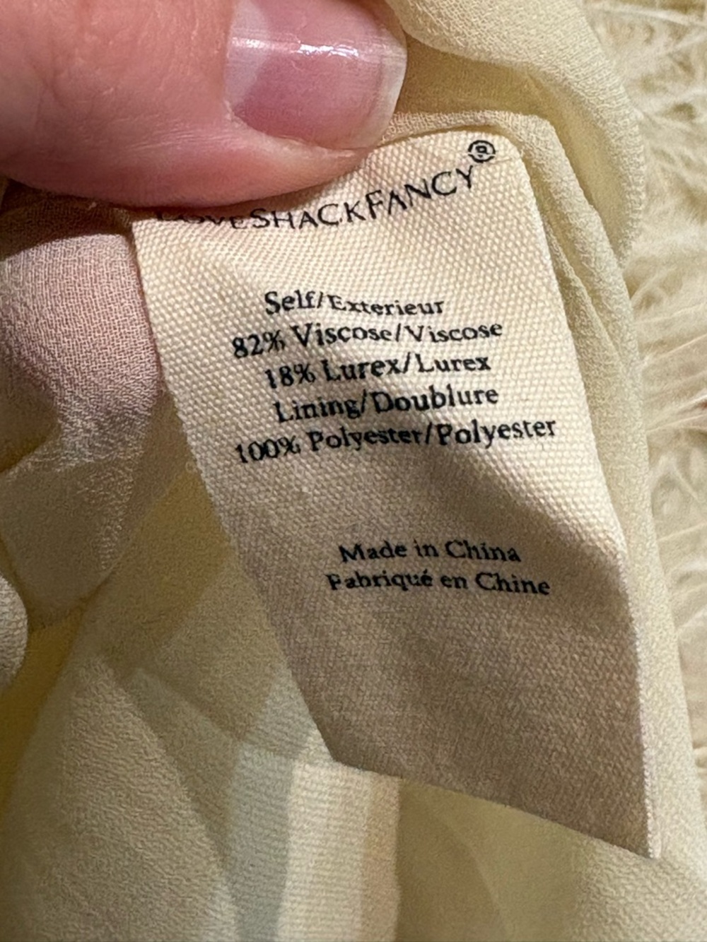 LoveShackFancy Beryl Feather Mini Dress in Golden Fog Size 0 - Picture 14 of 15